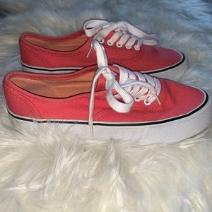 Mossimo Coral Pink Canvas Shoes